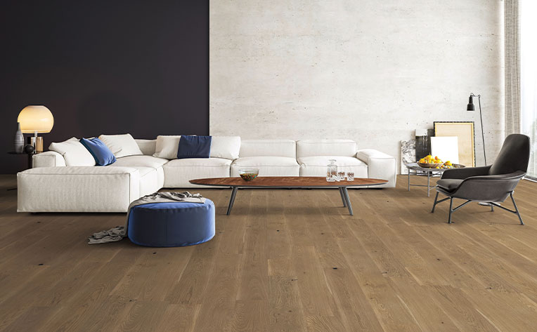 hardwood flooring in living room